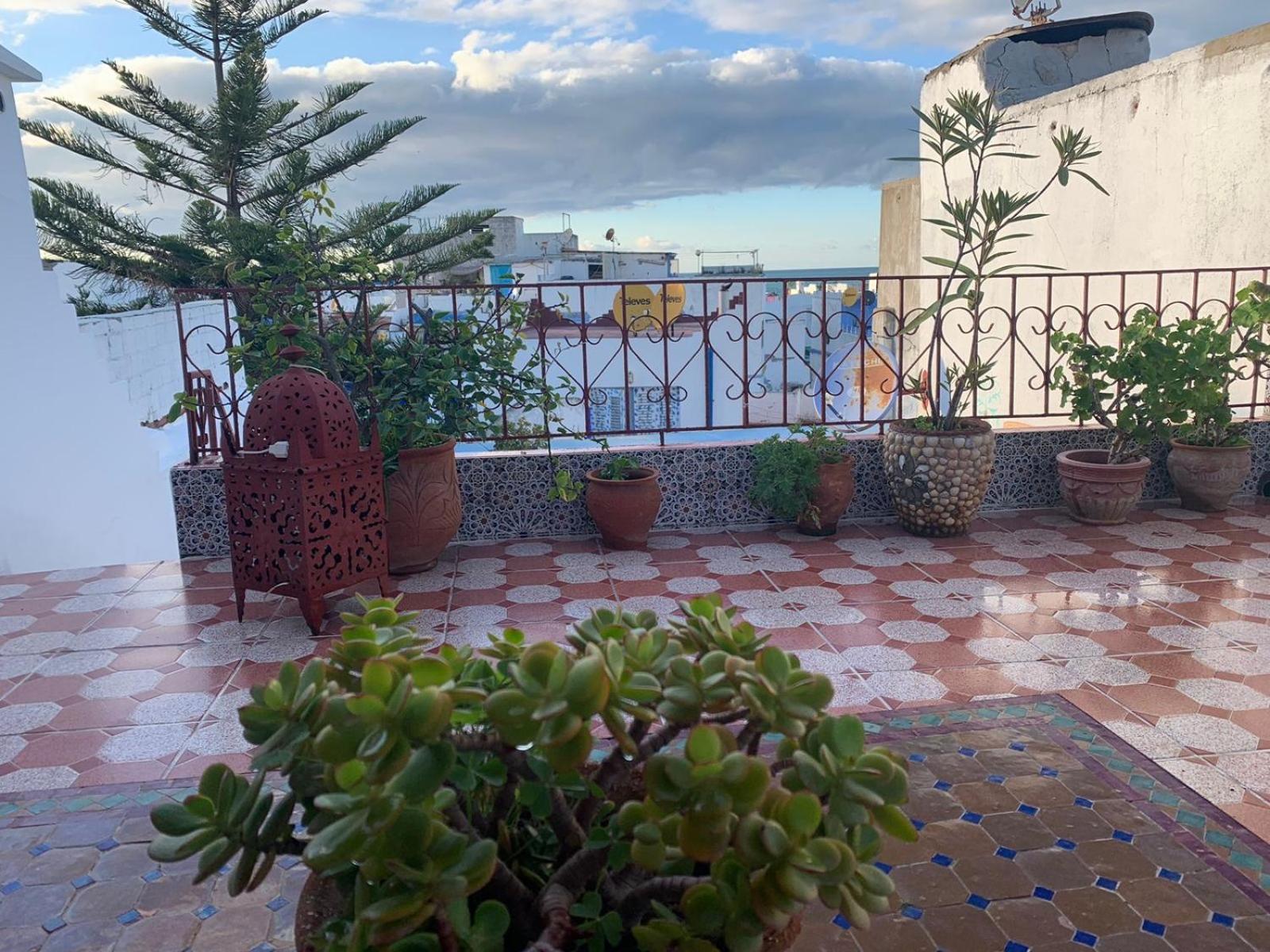 Hathor ,Casa Marroqui Con Dos Terrazas En La Medina Antigua , Ideal Parejas!! Wifi!! Asilah Bagian luar foto