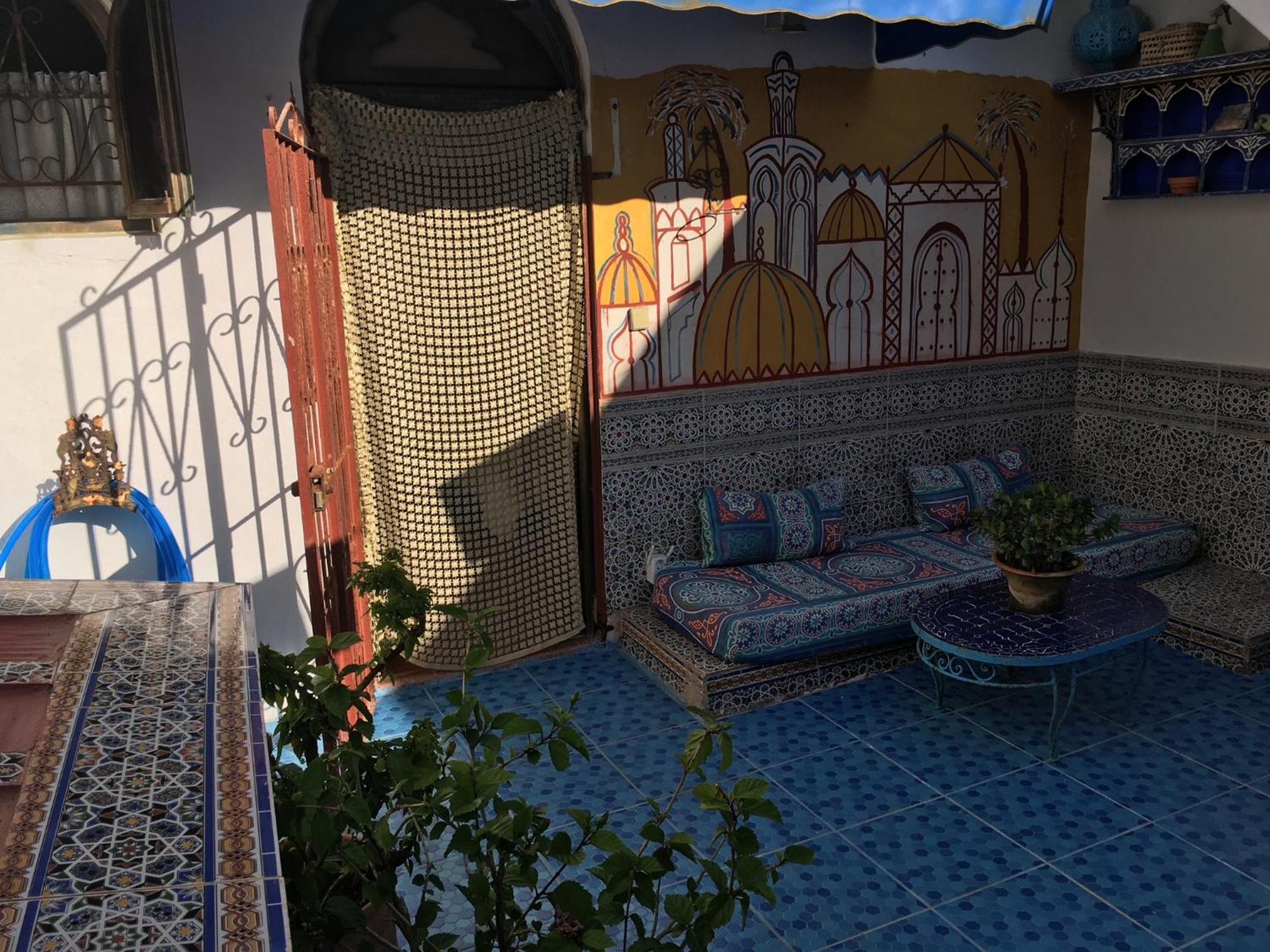 Hathor ,Casa Marroqui Con Dos Terrazas En La Medina Antigua , Ideal Parejas!! Wifi!! Asilah Bagian luar foto