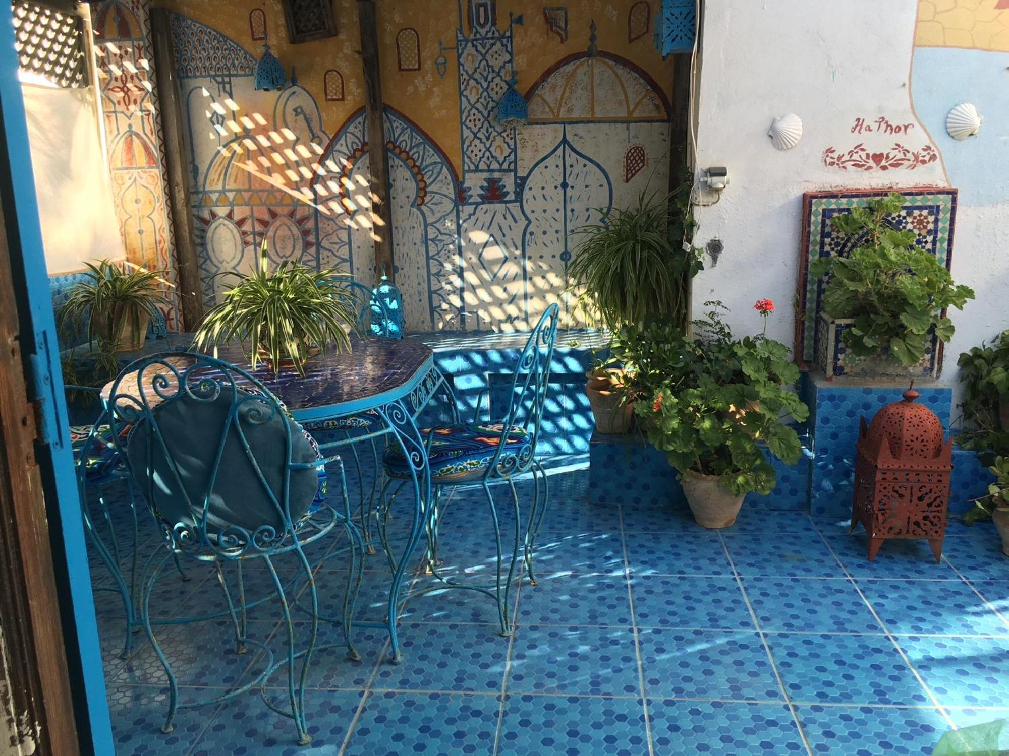 Hathor ,Casa Marroqui Con Dos Terrazas En La Medina Antigua , Ideal Parejas!! Wifi!! Asilah Bagian luar foto